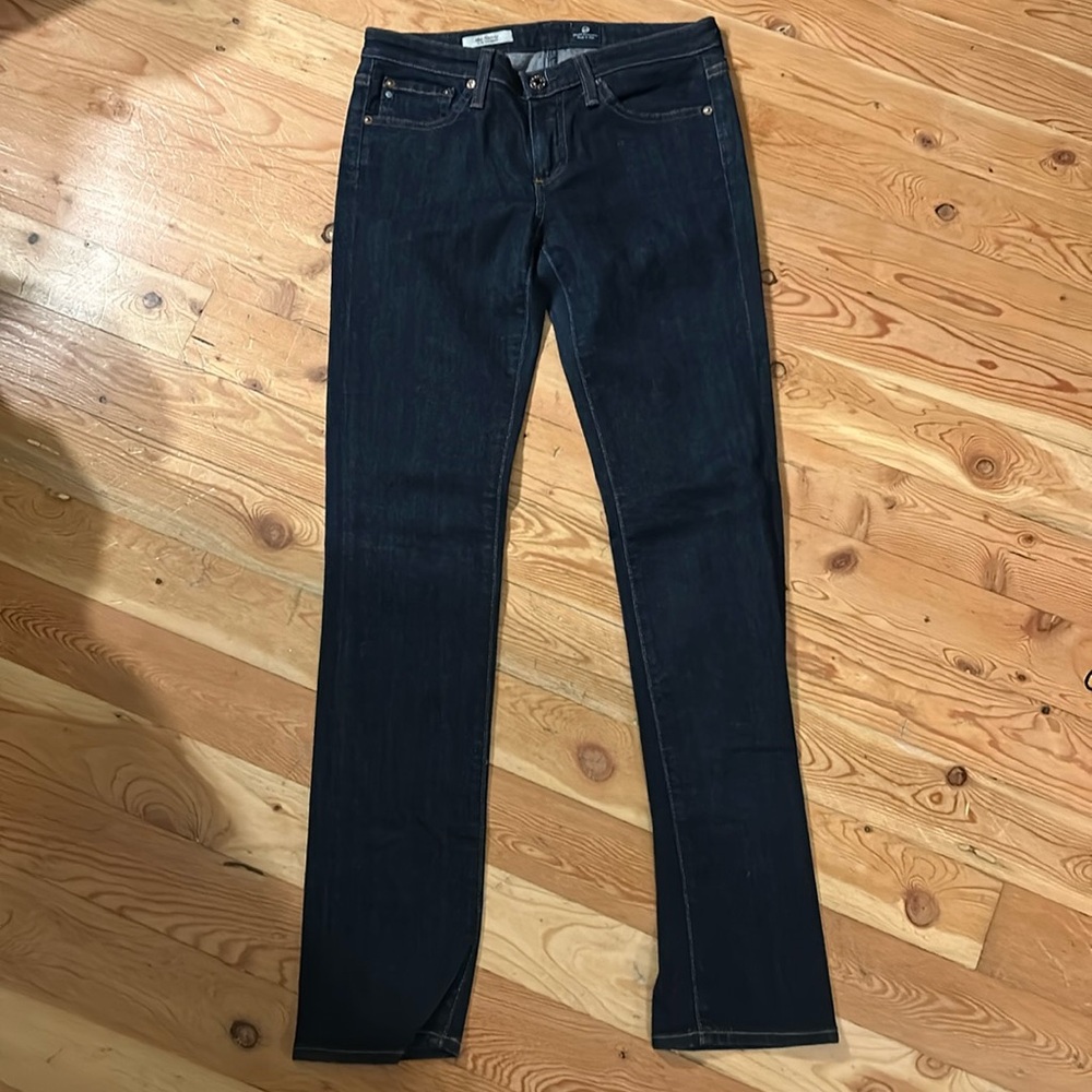 Adriano Goldschmied AG jeans size 27 The Stevie Slim Straight dark wash